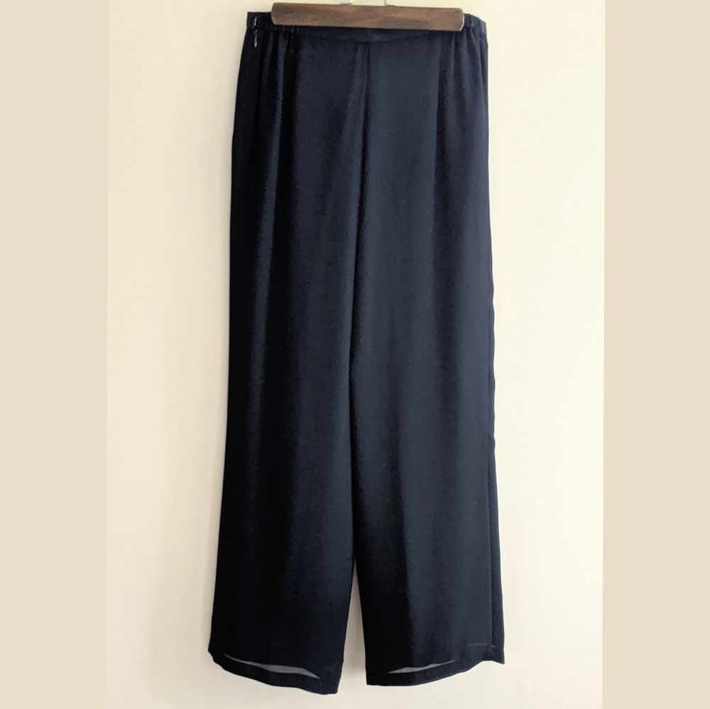 Vintage Black Sheer Pants by Jessica Howard